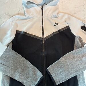 Nike Tech Black and Gray Zip Up